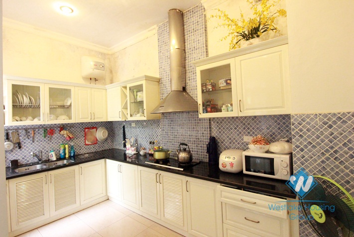 Beautiful house with large garden for rent in Ciputra area, Tay Ho, Hanoi